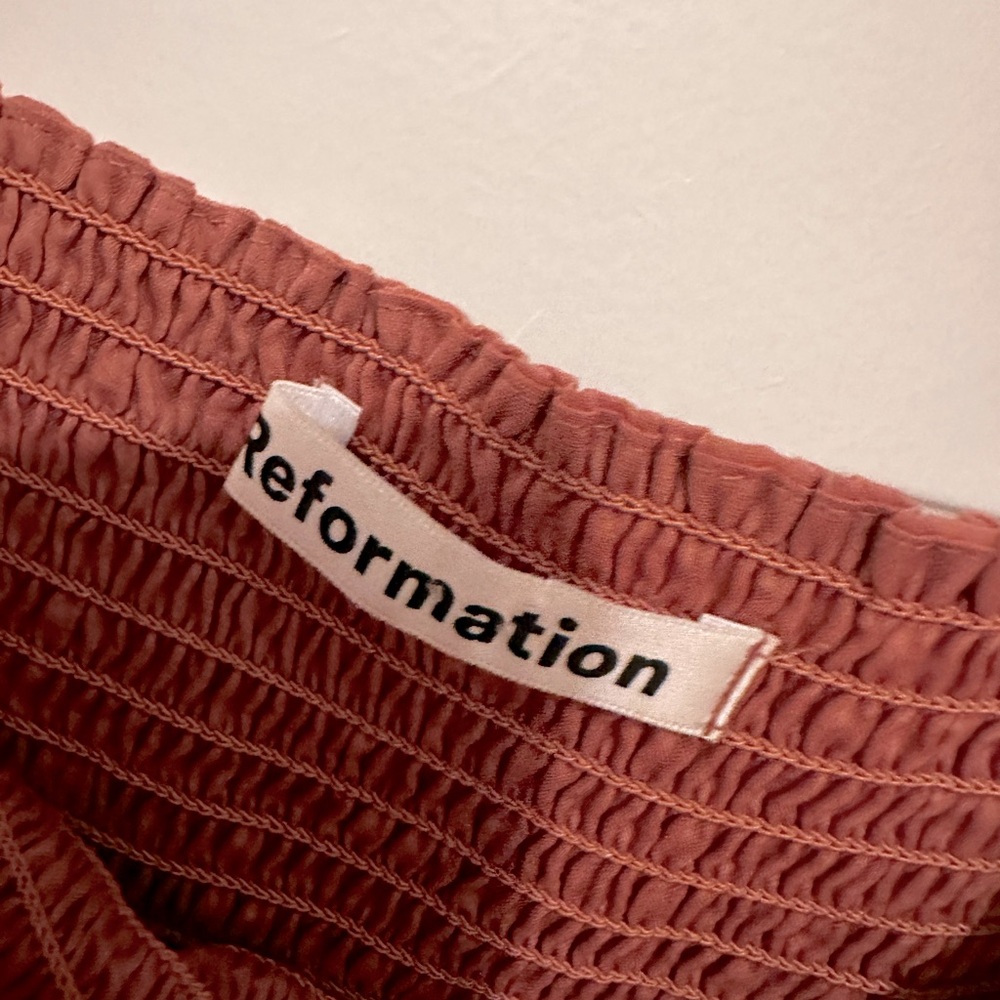 Reformation Dusty Rose Long Sleeve Dress - Picture 5 of 6
